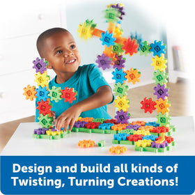 Learning Resources Gears! Gears! Gears! gear pieces promote fine motor skill development during play