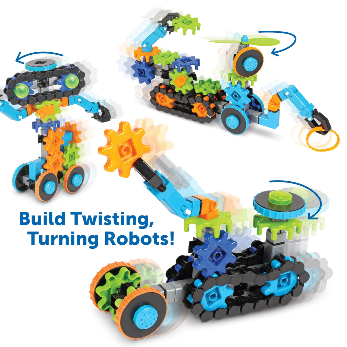 Learning Resources Gears in Motion spinning eyes encourage focus and curiosity.