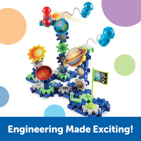 Learning Resources Gears! Space Explorers the sun centerpiece supports early science concept exploration.