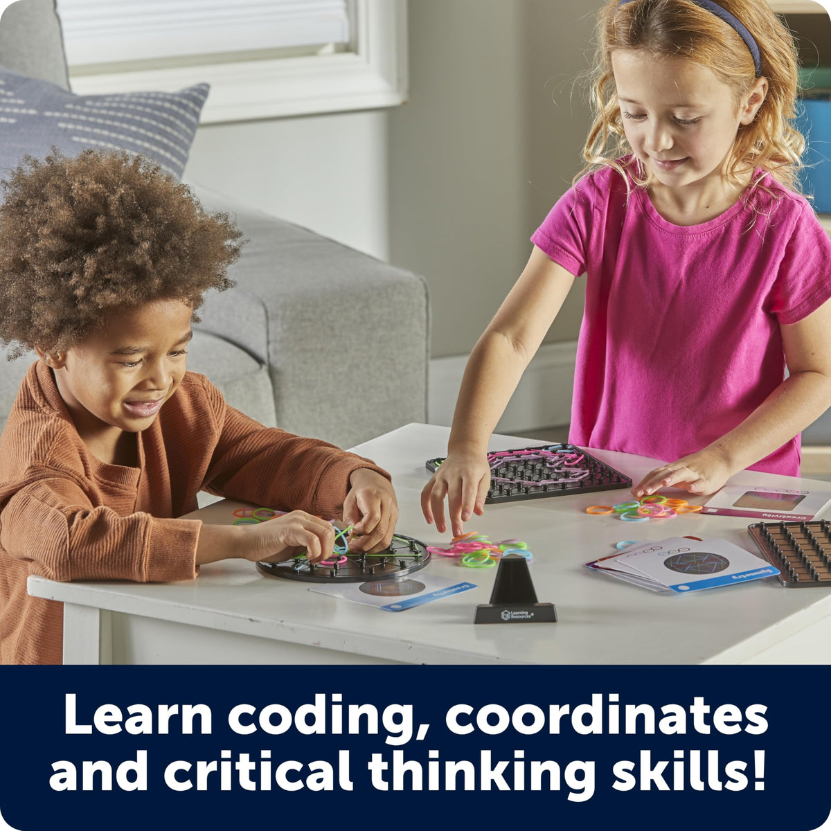 Learning Resources Geo-Glow Art design-creation featuring 35 activities for critical thinking