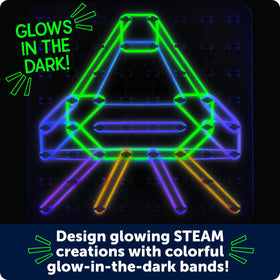 Learning Resources Geo-Glow glow-bands in vibrant colors for imaginative screen-free play