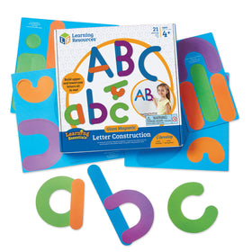Learning Resources Giant Magnetic Letter Construction letters on a board support early literacy exploration