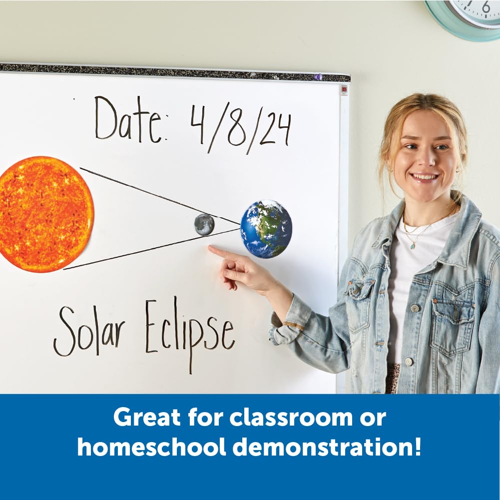 Learning Resources giant magnetic solar system earth moon for interactive lessons