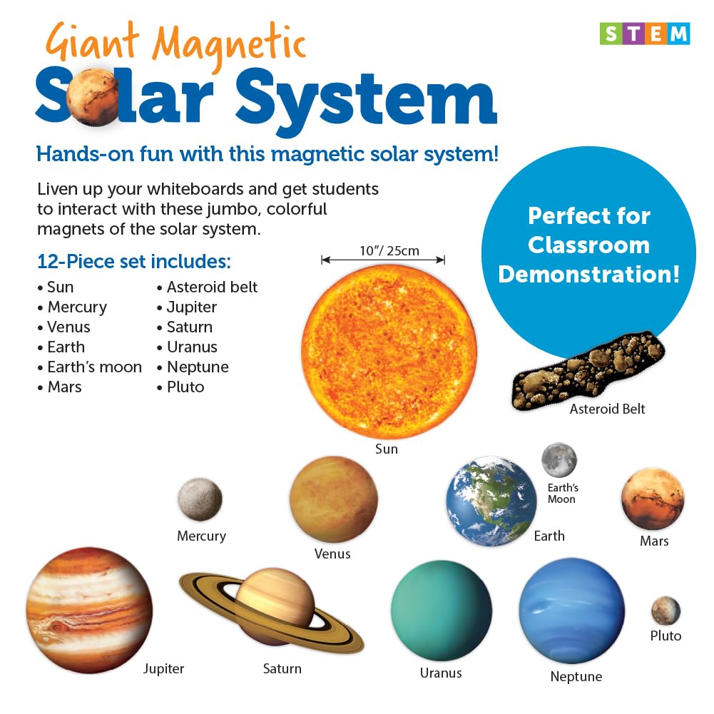 Learning Resources giant magnetic solar system neptune planet for space vocabulary building