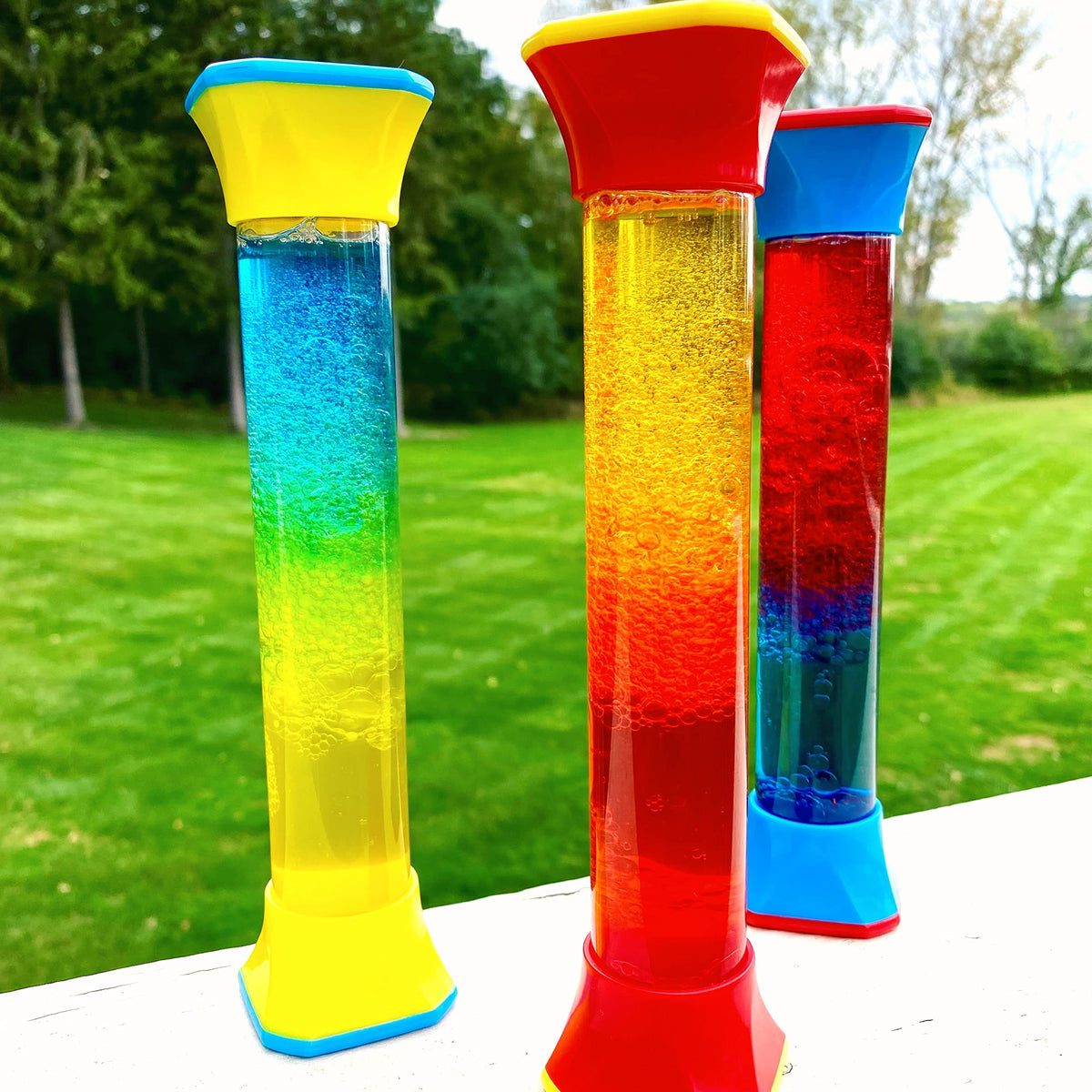 Learning Resources hand2mind ColorMix Sensory Tubes classroom-friendly fidget option for focus.