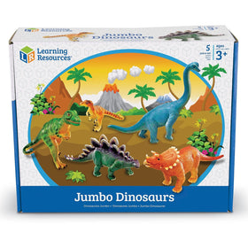 Learning Resources jumbo Brachiosaurus figure, large hands-friendly for toddlers.