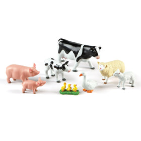 Learning Resources jumbo farm animals cow and calf for pretend play and early vocabulary growth