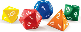 Learning Resources jumbo foam d4 dice for safe, hands-on probability learning