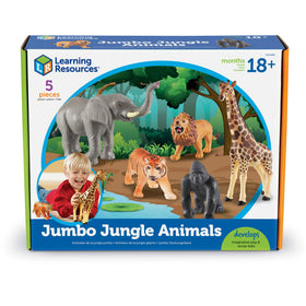 Learning Resources Jumbo Jungle Giraffe offers tall, engaging play to spark curiosity.