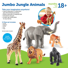 Learning Resources Jumbo Jungle Set highlights five sturdy pieces for classroom prizes.