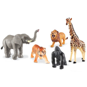 Learning Resources Jumbo Jungle Tiger figure supports storytelling and vocabulary building.