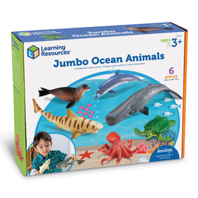Learning Resources jumbo ocean octopus colorful flexible figure to spark storytelling and learning