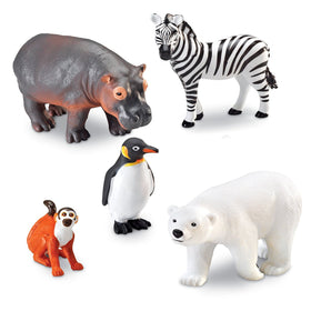 Learning Resources Jumbo Zoo Monkey toy for imaginative play at home or school.