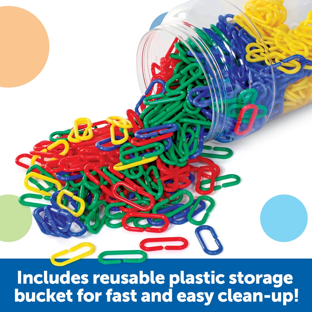 Patterning and color sorting with Learning Resources Rainbow Links