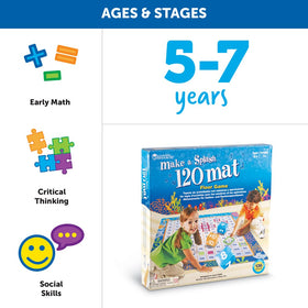 Learning Resources Make a Splash 120 Mat Floor Game kinesthetic learning through movement