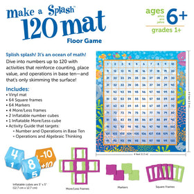Learning Resources Make a Splash 120 Mat Floor Game ocean adventure theme boosts engagement