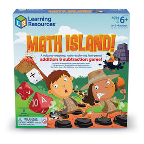 Learning Resources Math Island quick-sand obstacle heightens suspense during rounds.
