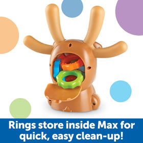 Durable plastic rings by Learning Resources for daily toddler use