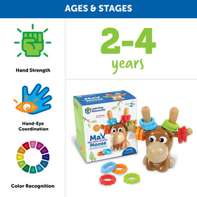 Little hands grip rings to boost coordination with Max