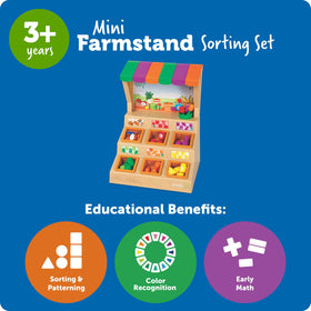 Learning Resources mini-farmstand oven storage for quick cleanup after play.