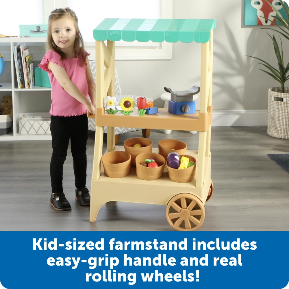 Learning Resources My First Farmstand credit card reader enables role-play checkout and social interaction