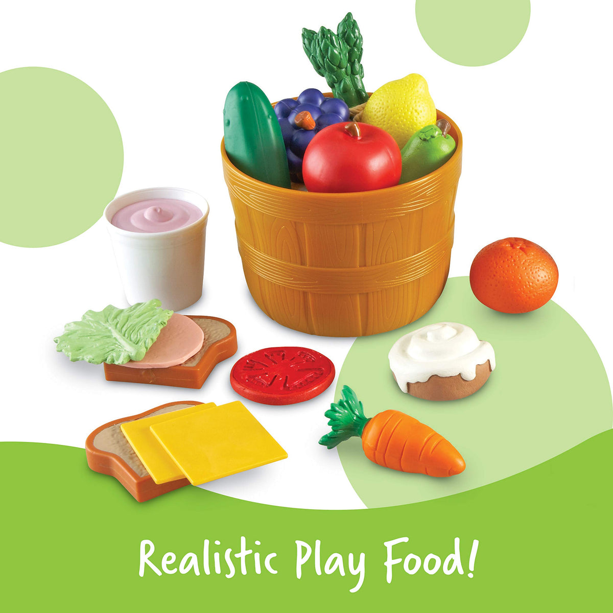 Learning Resources New Sprouts Deluxe Market strawberries and grapes for sorting fun