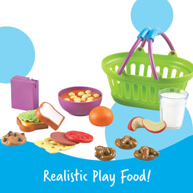 Learning Resources New Sprouts dinner basket offering balanced pretend dinner to boost vocabulary and role-play.