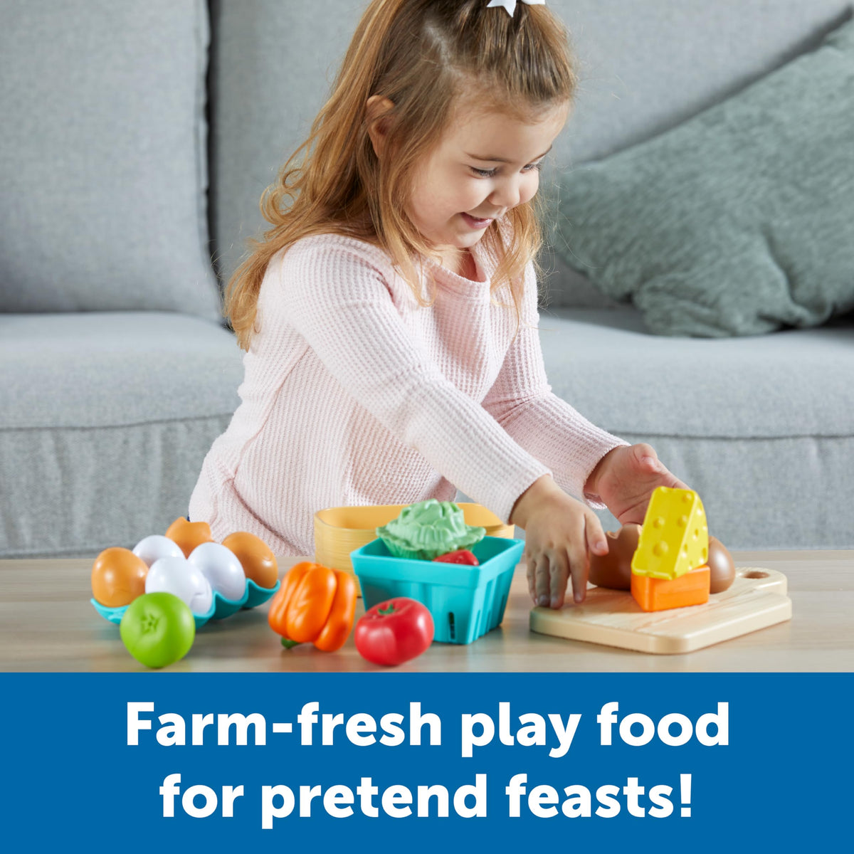 Learning Resources New Sprouts egg tray organizes kitchen items for play