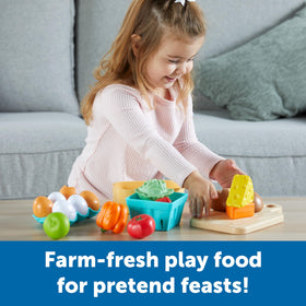 Learning Resources New Sprouts egg tray organizes kitchen items for play