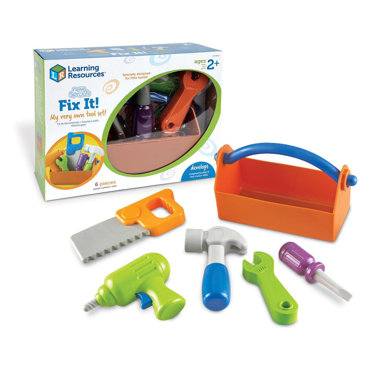 Learning Resources New Sprouts Fix It hammer; toddler-friendly tool for imaginative building