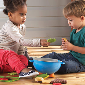 New Sprouts Grill It plates and dishes for organized pretend meals