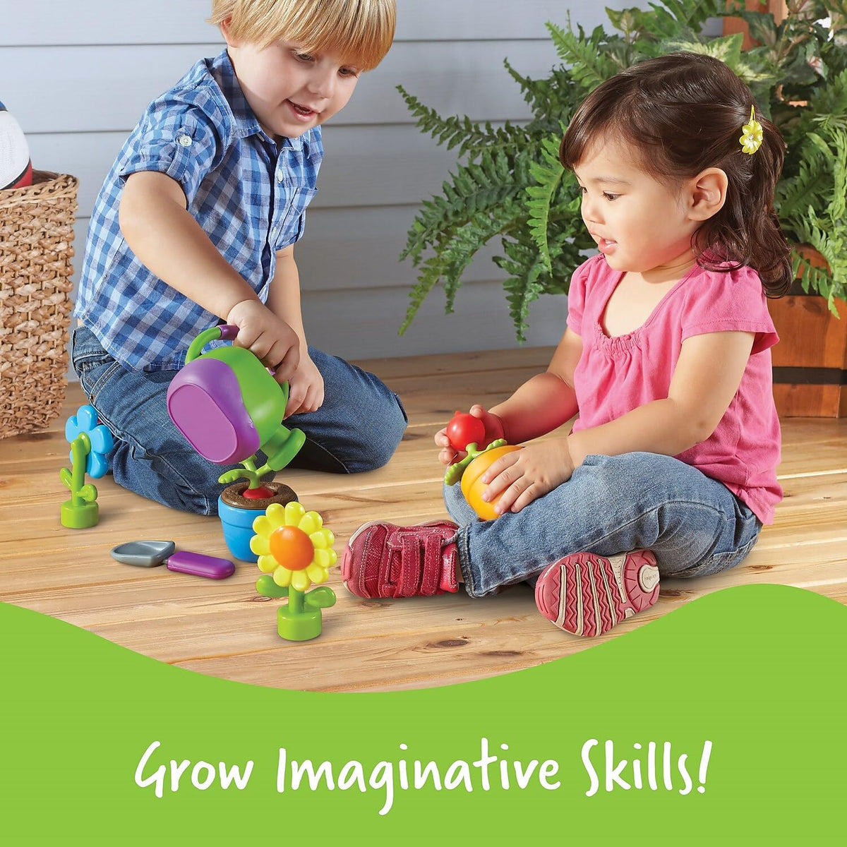 Learning Resources New Sprouts Grow It! flower one for imaginative planting and early vocabulary