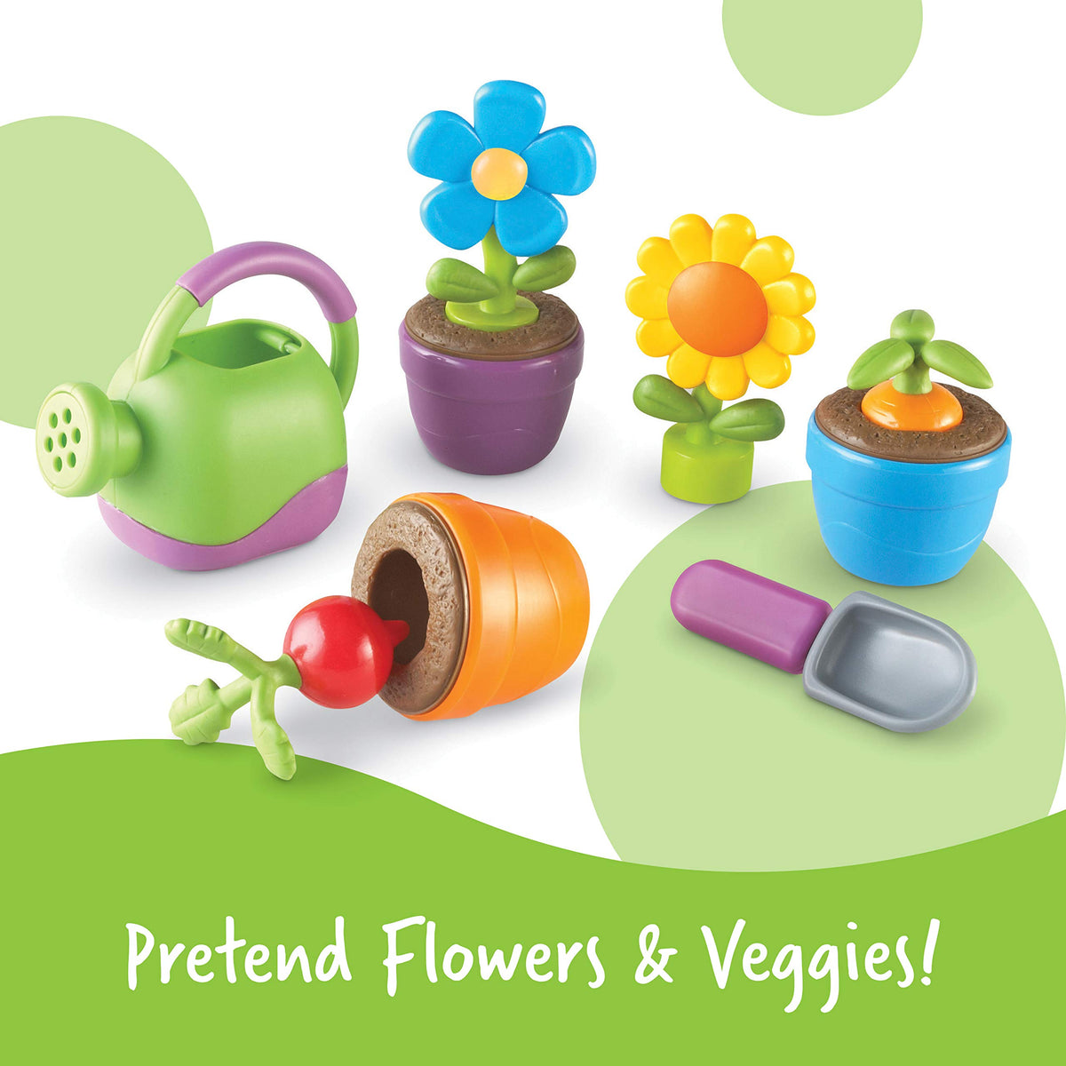 Learning Resources New Sprouts Grow It! pot for easy plant arrangement and fine motor play