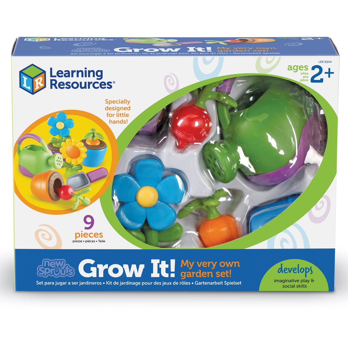 Learning Resources New Sprouts Grow It! radish supports sensory exploration and vocabulary growth