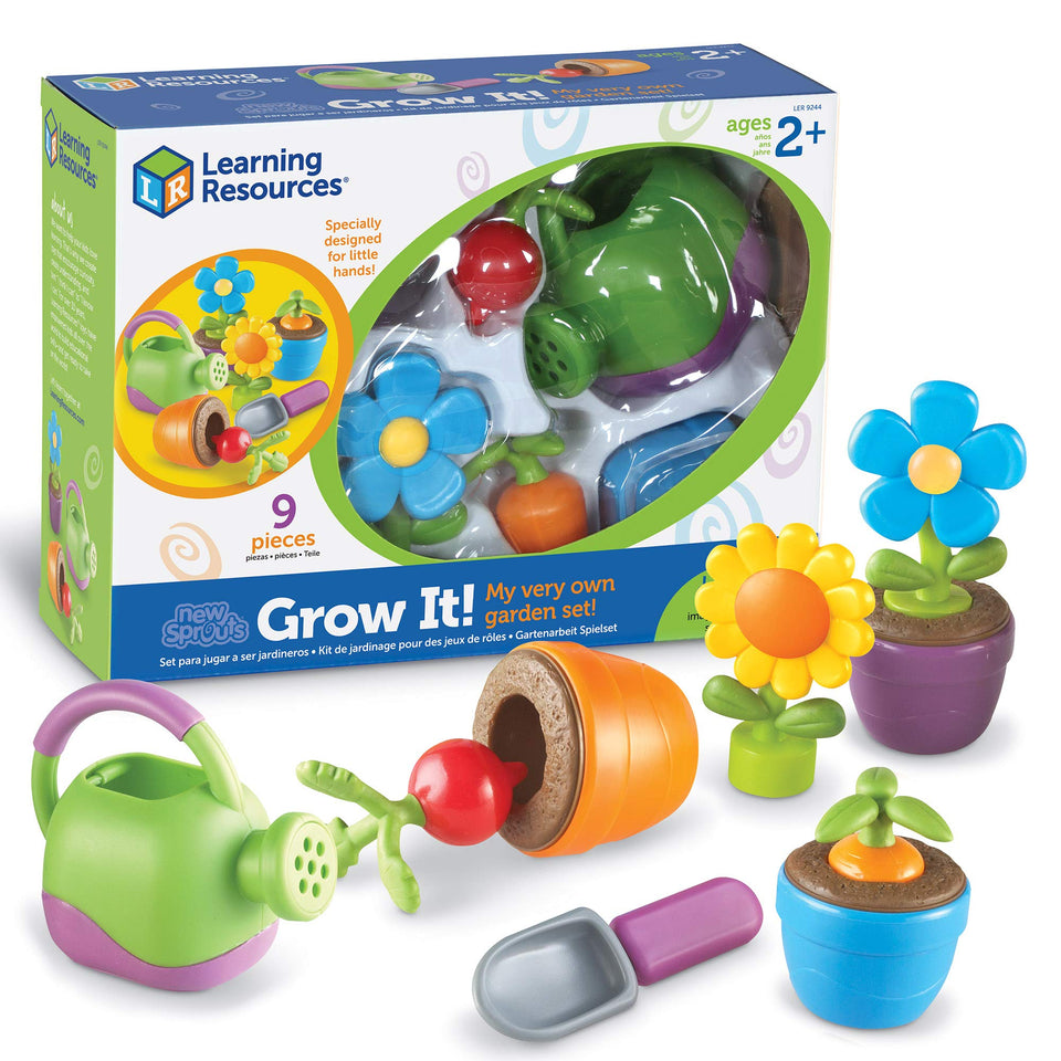 Learning Resources New Sprouts Grow It! watering can for sprinkling pretend plants during garden play