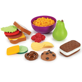 Learning Resources New Sprouts macaroni and cheese in bowl encourages kitchen pretend games