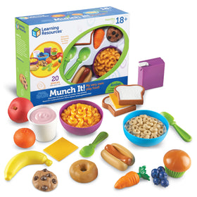 Learning Resources New Sprouts Munch It! macaroni and cheese for imaginative play and texture exploration.
