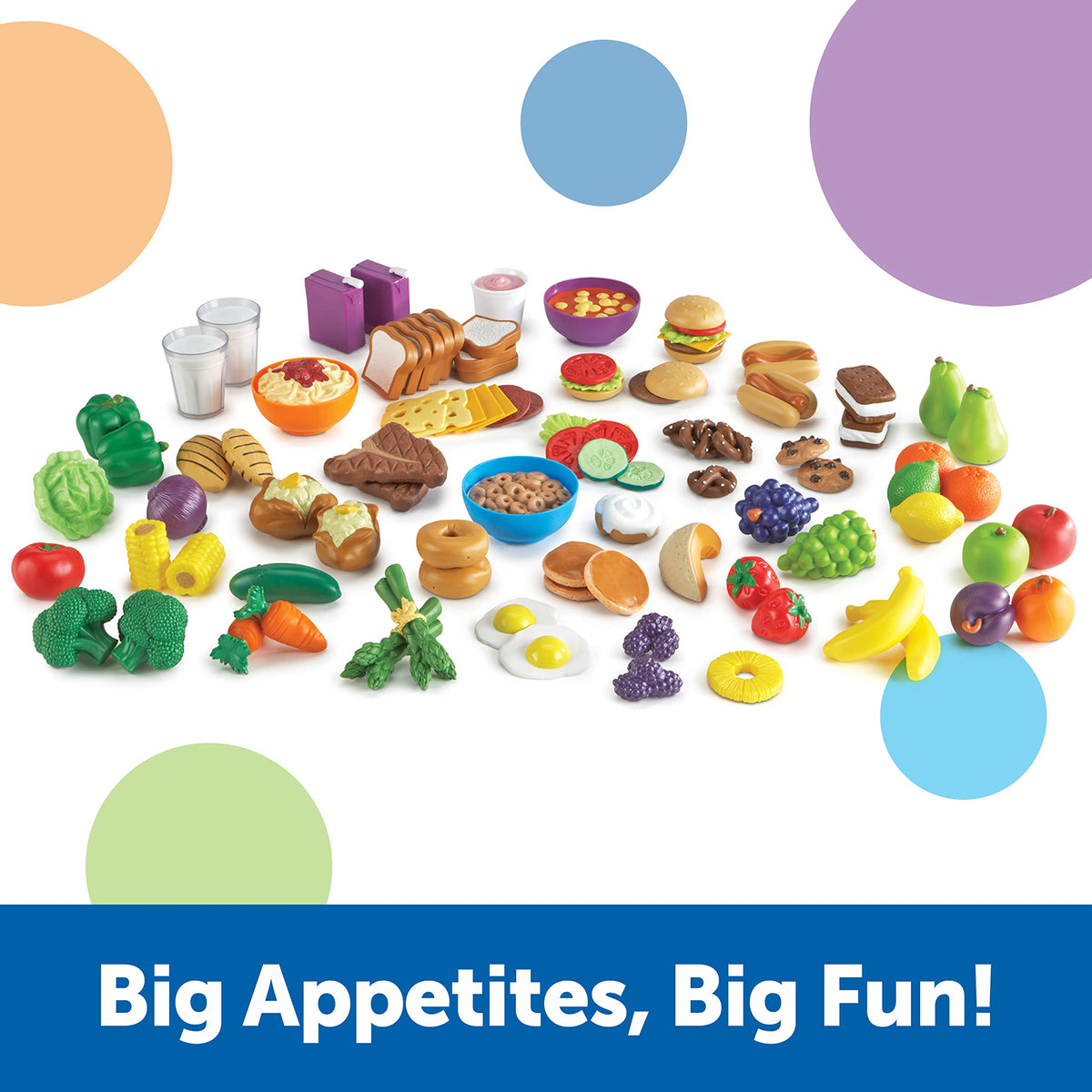 Learning Resources New Sprouts varied fruits set encourages imaginative play and nutrition talk.