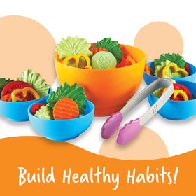 Learning Resources New Sprouts salad set tongs, helps kids practice serving and portioning.