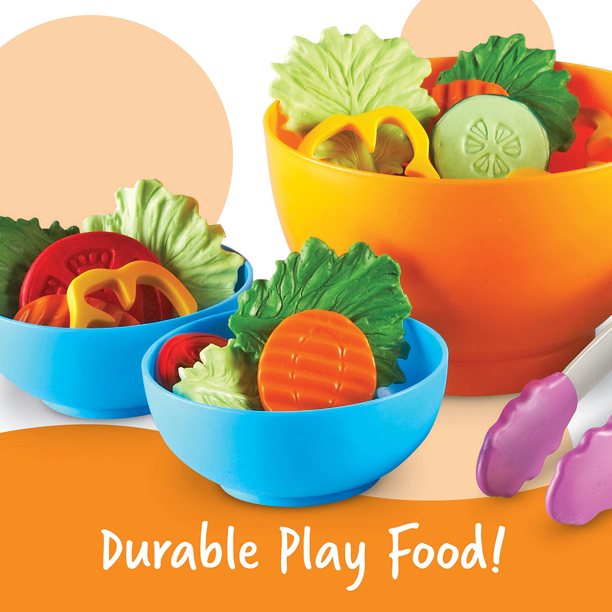 Learning Resources New Sprouts tomato slices, vibrant color for realistic salad assembly.