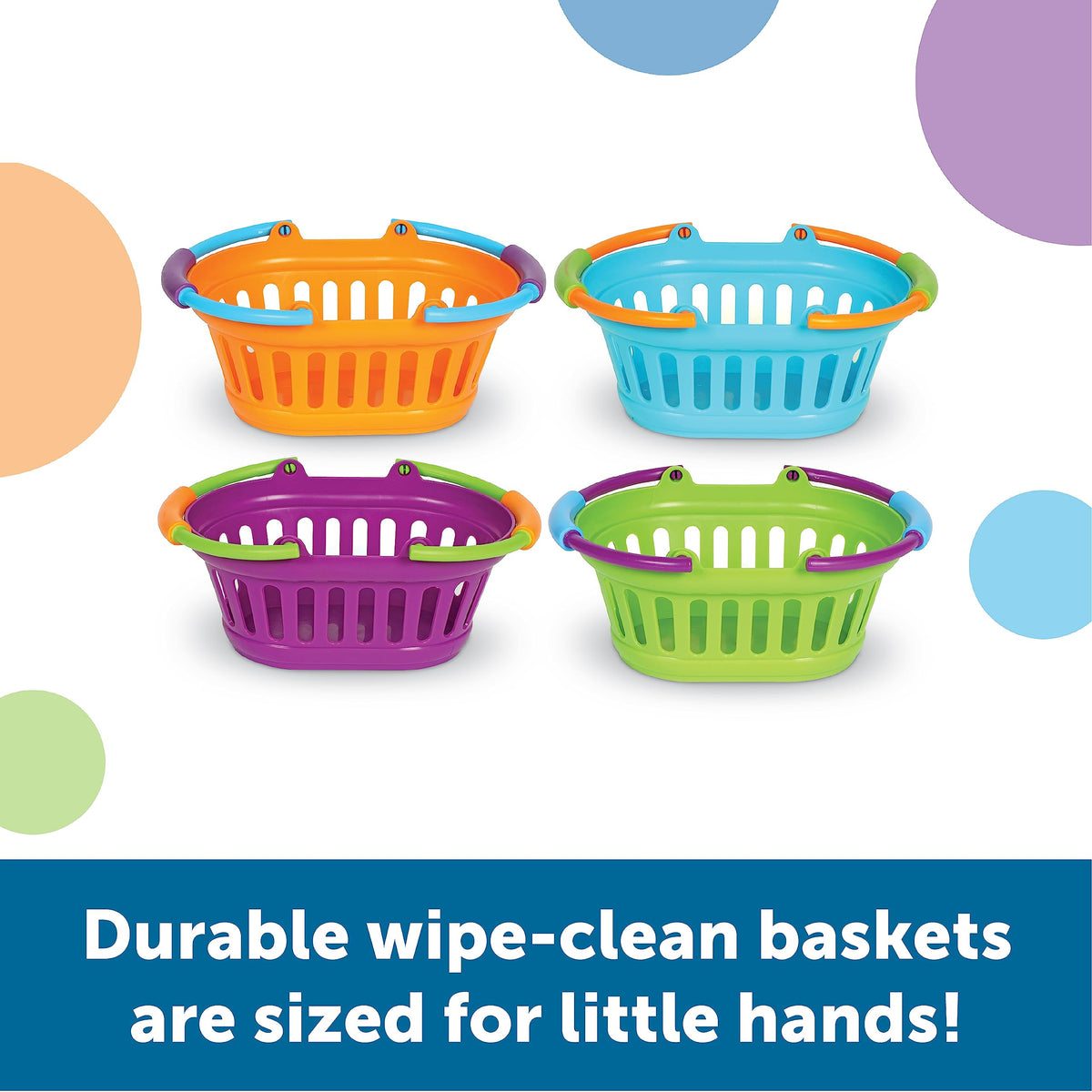 Learning Resources New Sprouts purple basket ideal for Easter gift ideas.