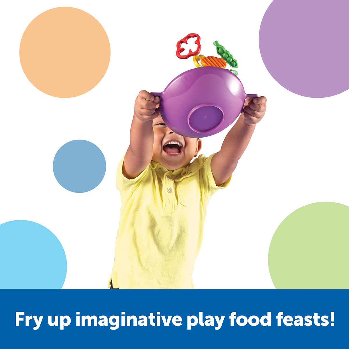 Learning Resources New Sprouts stir fry to-go container supports pretend meals and organization.