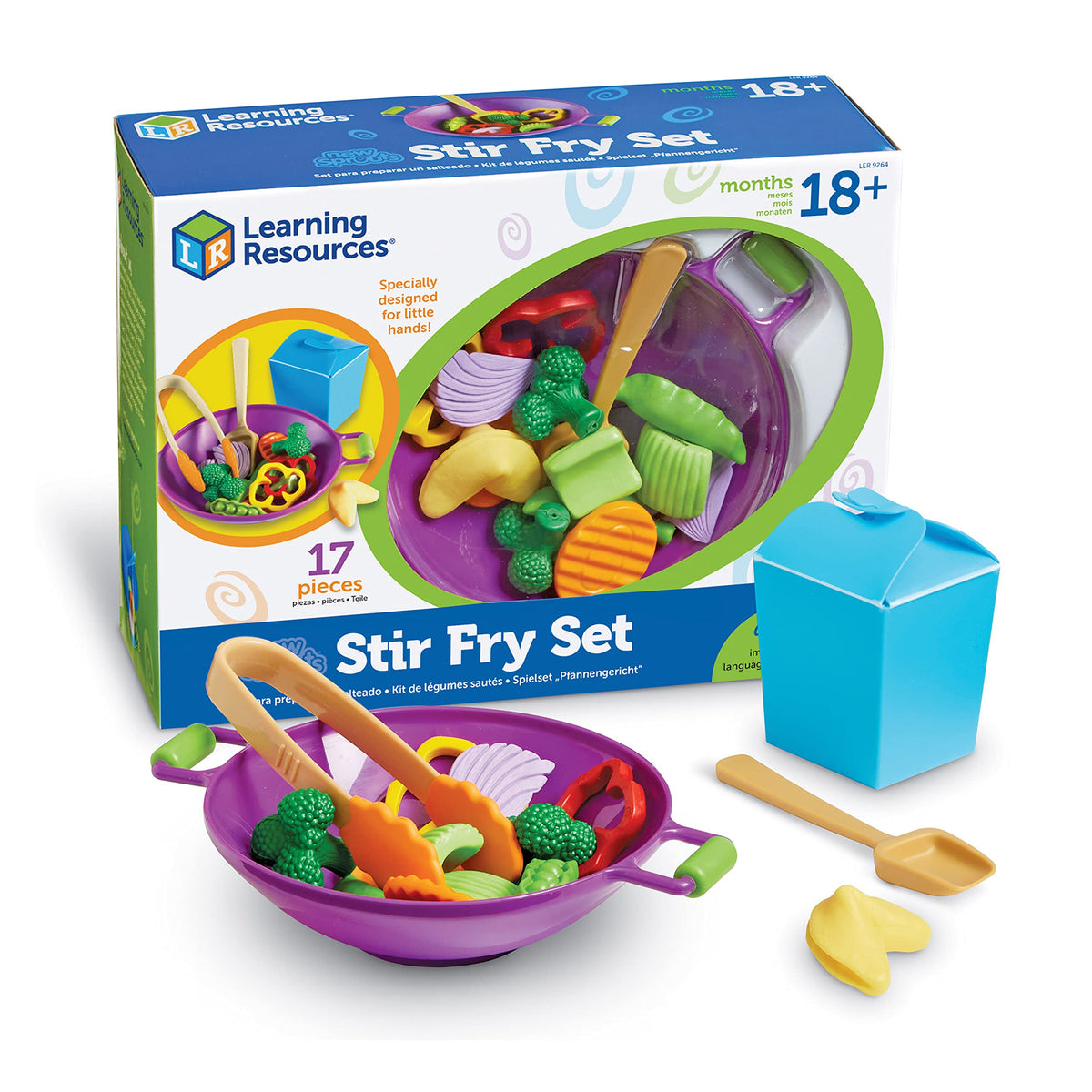 Learning Resources New Sprouts stir fry wok promotes imaginative play and fine motor skills.