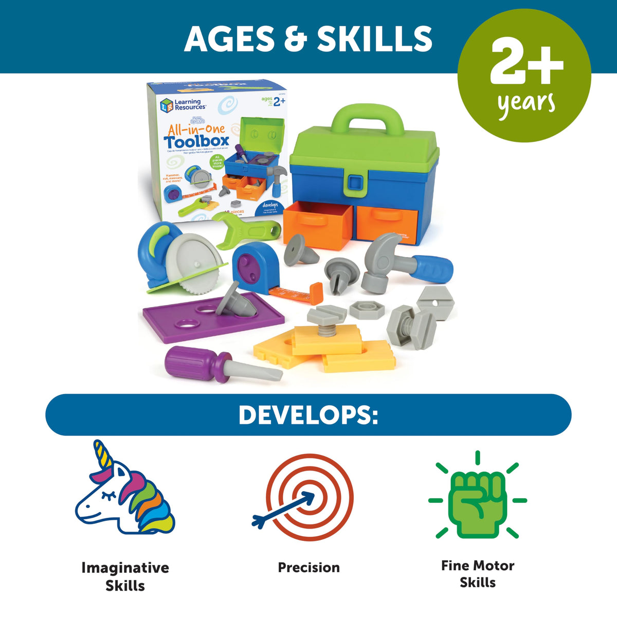 Learning Resources New Sprouts nuts-wood-pieces invite tactile exploration and creative builds.