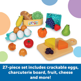 Learning Resources New Sprouts two-piece eggs for cracking during pretend meals