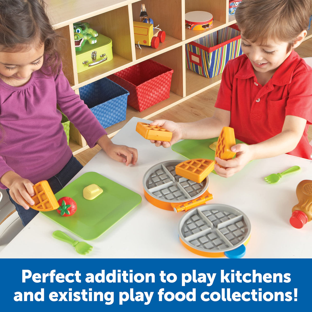 Butter slices from Learning Resources Waffle Time for realistic breakfast play