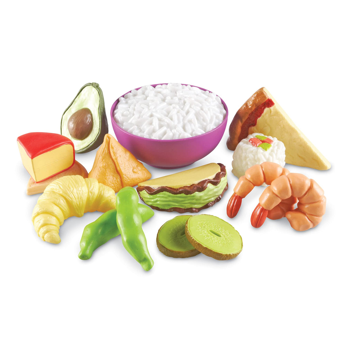 Learning Resources New Sprouts pieces are wipe-clean and durable for everyday use.