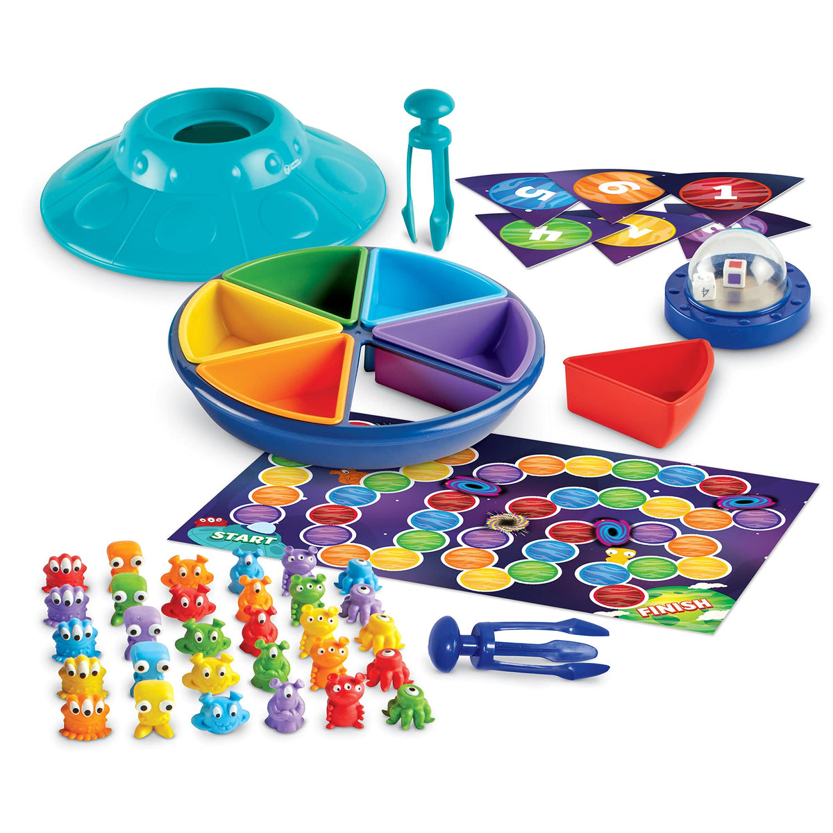 Learning Resources Oodles of Aliens dice popper encouraging number recognition and turn-taking
