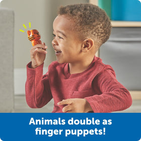 Learning Resources Peeksville Jungle Playset elephant figurine encourages storytelling and precise fingers