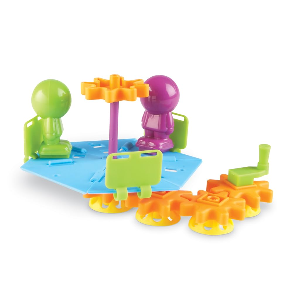 Learning Resources playground assembly playset showcases versatile structures for small group projects.